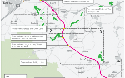 National Highways consulting on the A358 Taunton to Southfields Dualling scheme