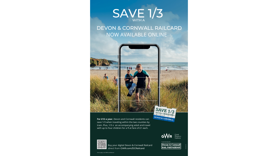 Devon and Cornwall Railcard goes digital